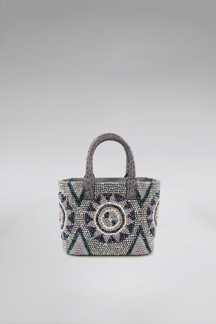 Small Arabia Snakeskin Pop Tote