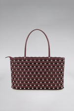 Load image into Gallery viewer, Large Weave Shopper Tote Bag
