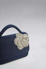 Load image into Gallery viewer, Small Lucy Denim Boxer tote
