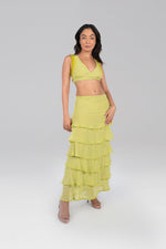 Load image into Gallery viewer, Bella Crystal Maxi Green Set
