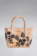 Load image into Gallery viewer, Medium Flower Power Snakeskin Pop Tote
