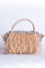 Load image into Gallery viewer, Feather Snakeskin Curvy Tote
